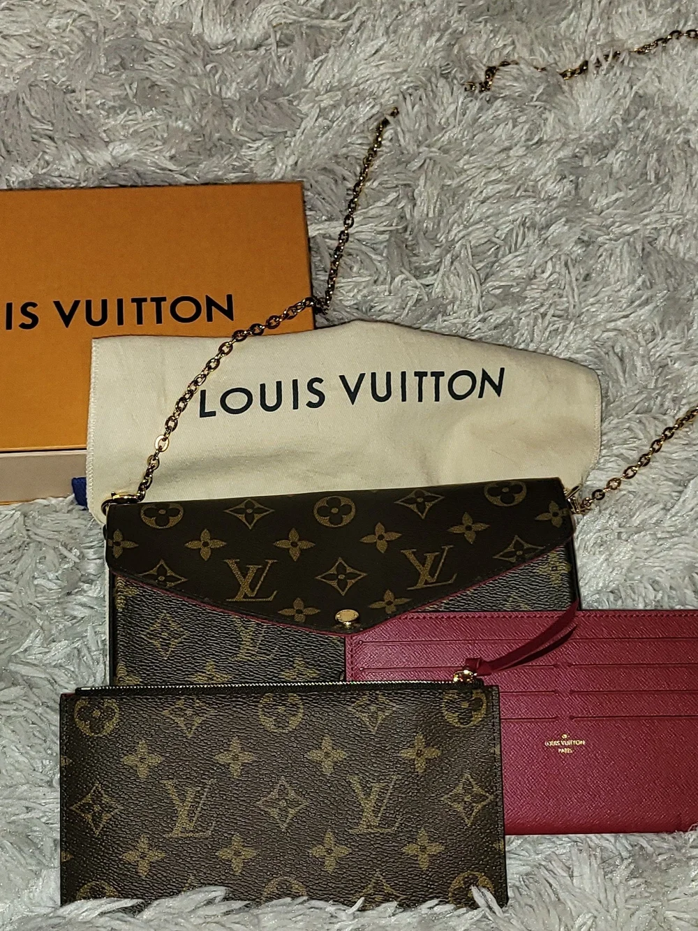 Louis Vuitton Monogram Felicie Multi Pochette Accessoires